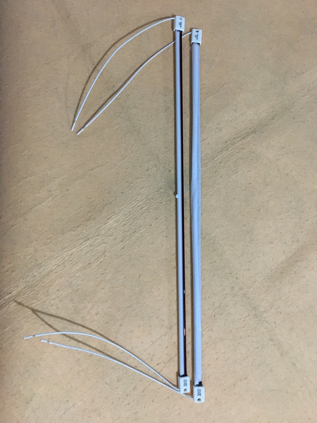 Lampada a infrarossi alogena trasparente 370mm 235V 1000W