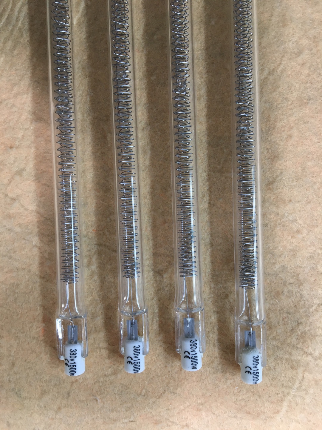 650mm1500w halogen infrared heat lamps for bottle blowing